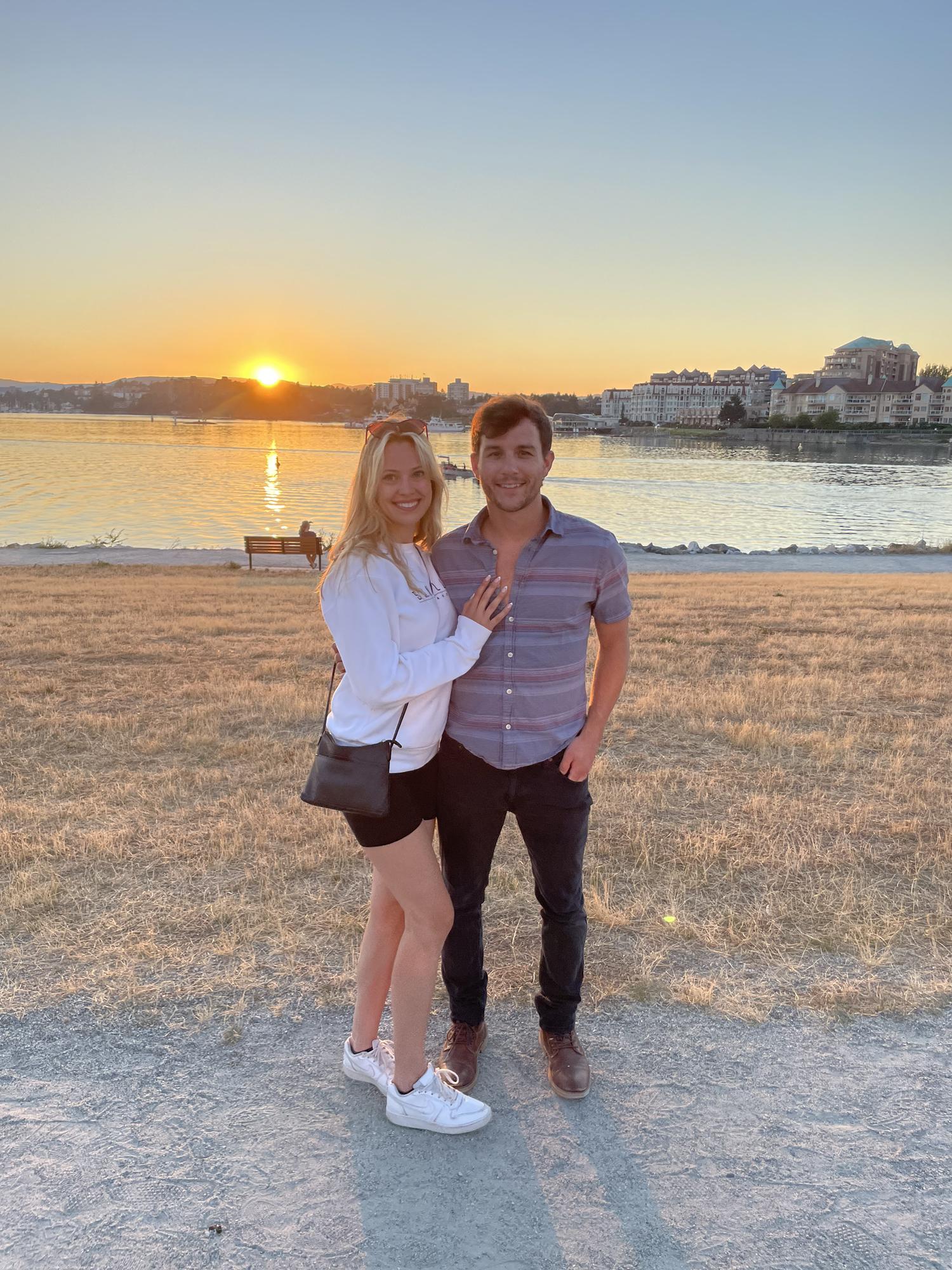 Victoria, Canada. Austin's first time in Canada.