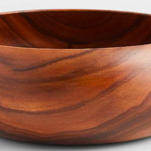 Tondo 14" Acacia Wood Salad Serving Bowl