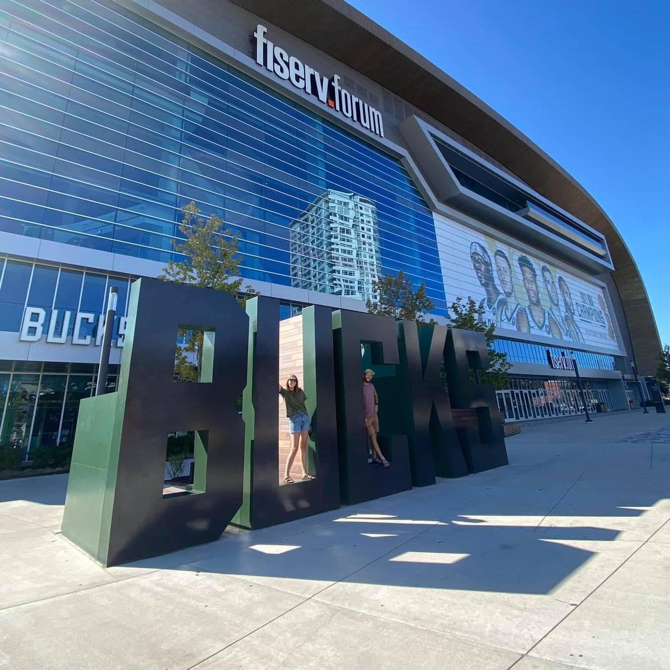 Searching for our good friend Giannis after the Milwaukee Buck's NBA championship win!
