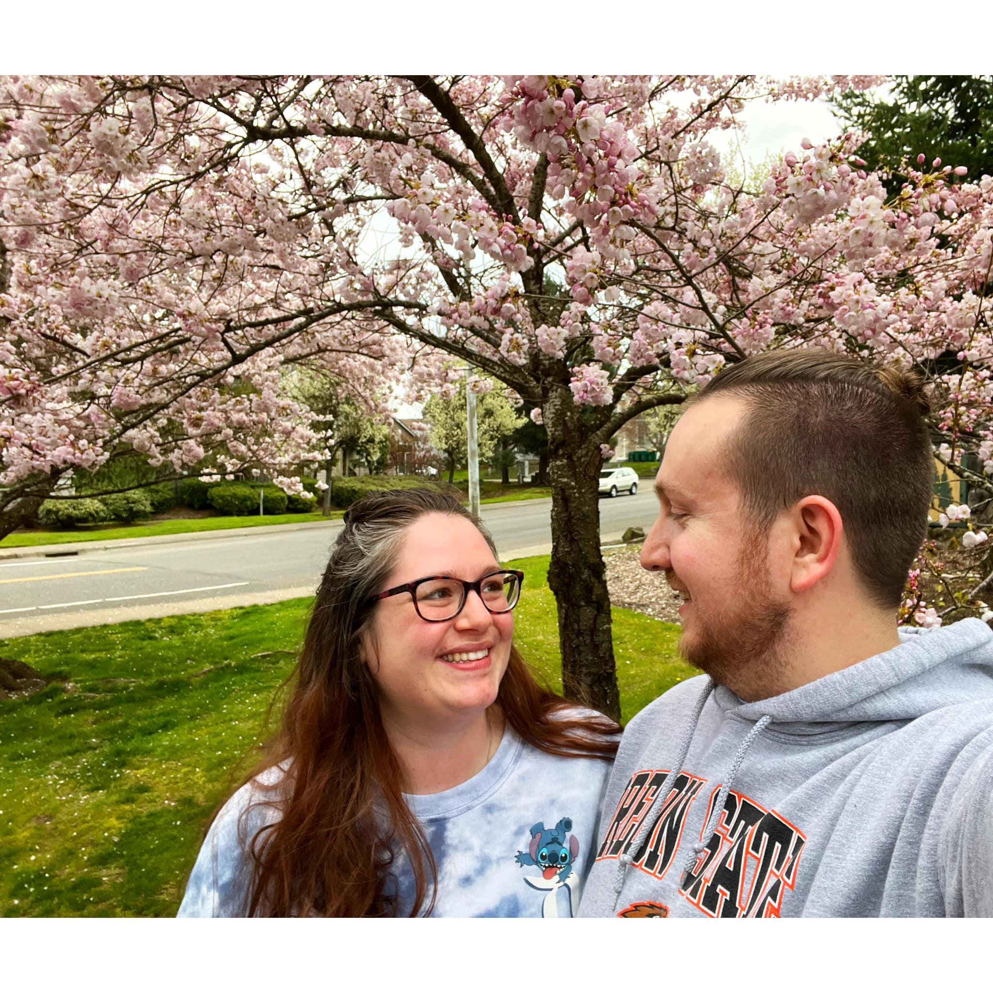 Nature walks with you is the best.