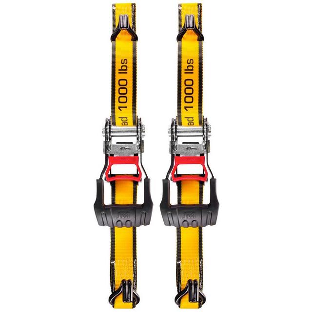 16 ft. x 1-1/4 in. Heavy-Duty Ratcheting 1000 lbs. Tie-Down Straps (2-Piece)