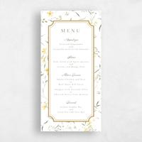 White Wedding Menu - Vasara