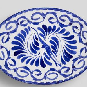 Puebla Porcelain Oval Serving Platter