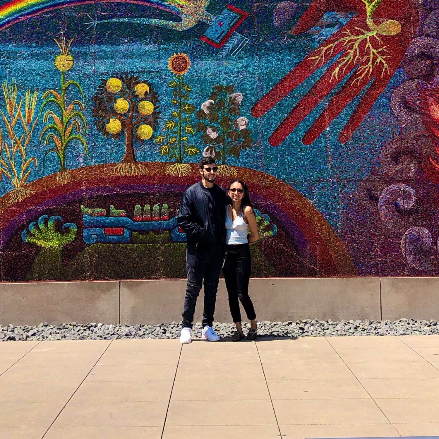 One of our first dates!