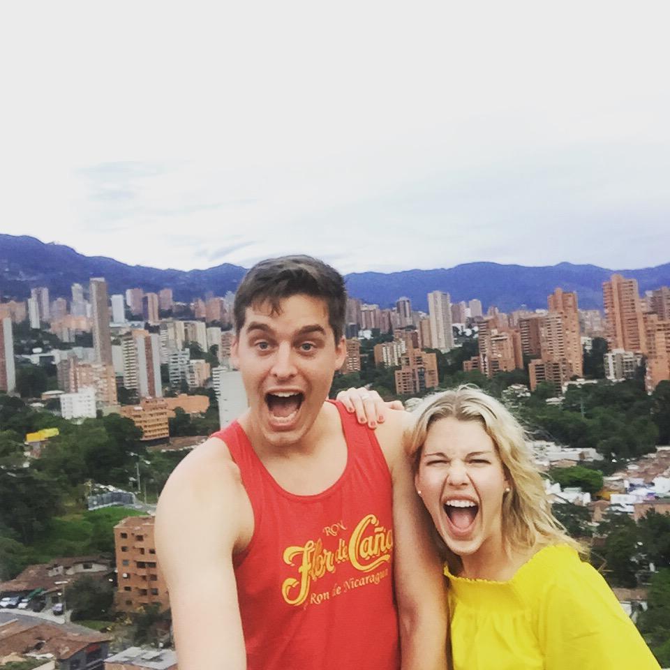 Medellín rooftop selfies
