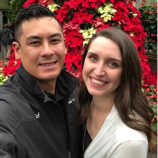 Our second date at the Botanical Gardens in Atlanta, Georgia.
