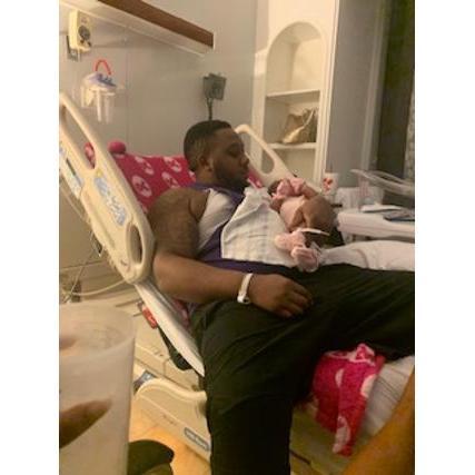 Daddy Holding Korrine