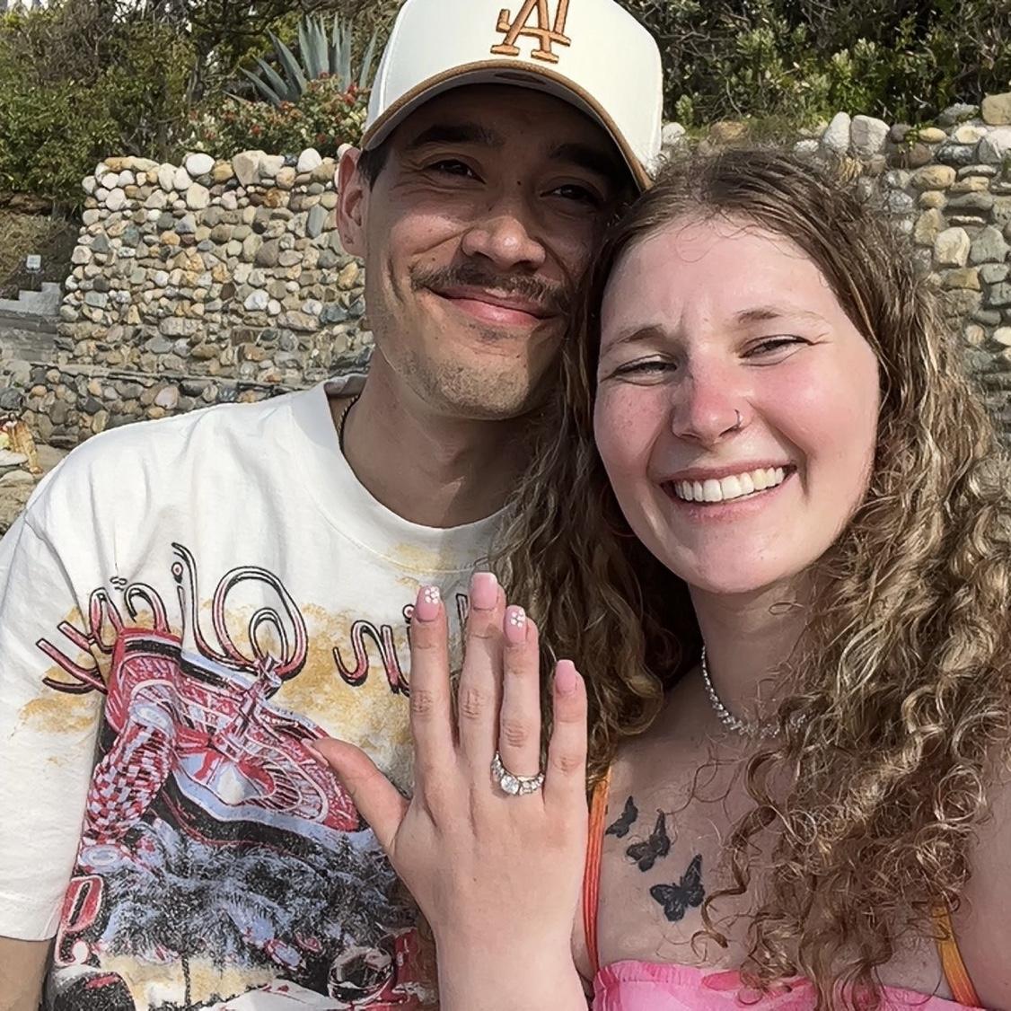 April 2025 - Shortly after we first got engaged in California!