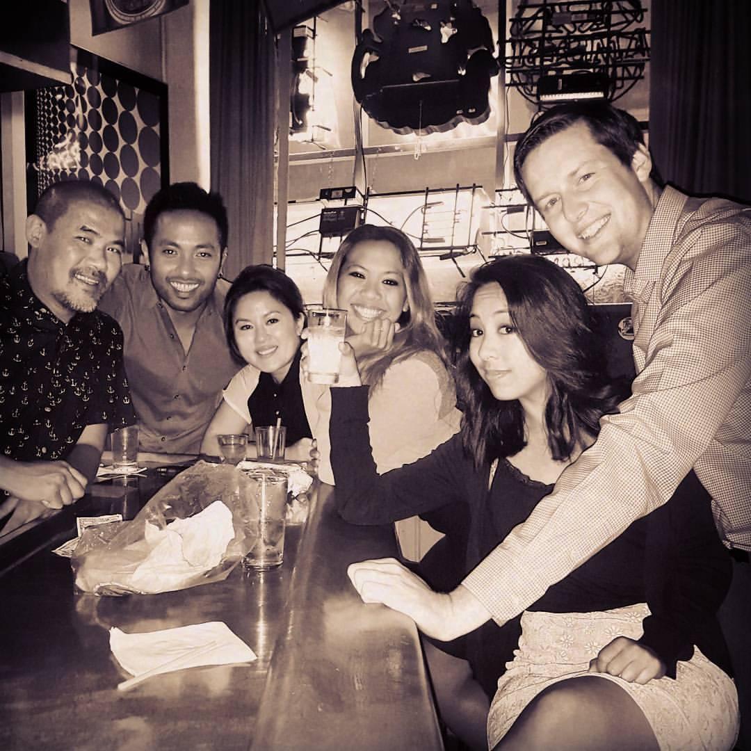 Nights out at the Buddha Lounge in Chinatown with the fam (and bartending legend Mark)!
