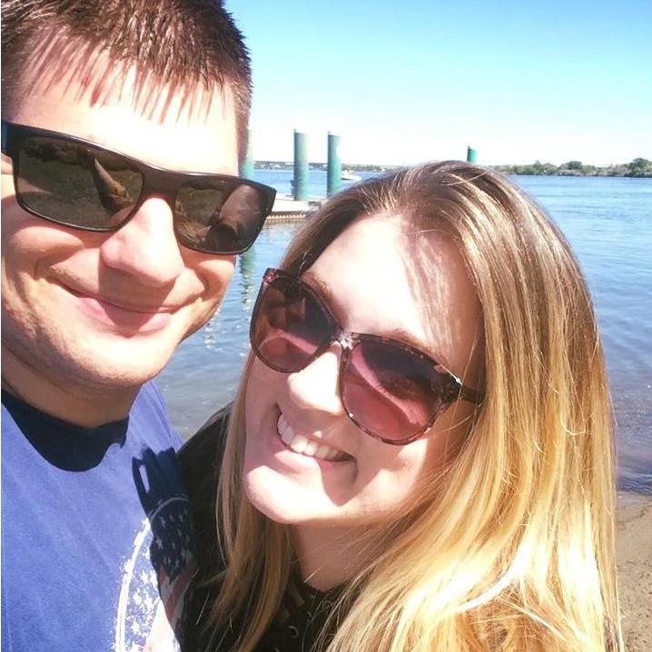Matt met Alex for the first time right before we snapped this picture at the park