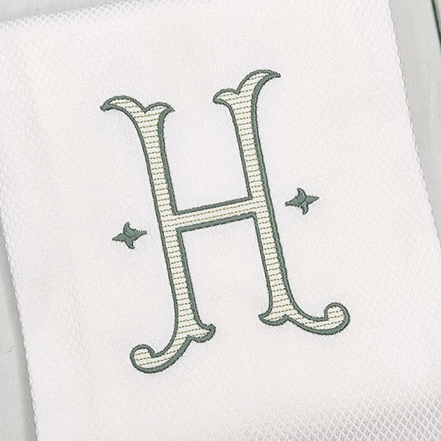 Monogrammed Hand Towel / Kitchen Towel / Wedding Gift