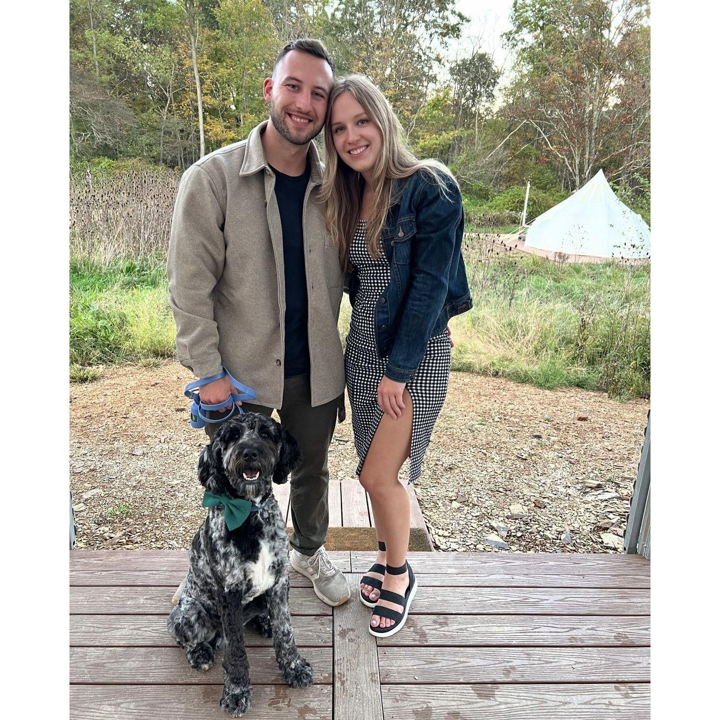 First family "glamping" trip