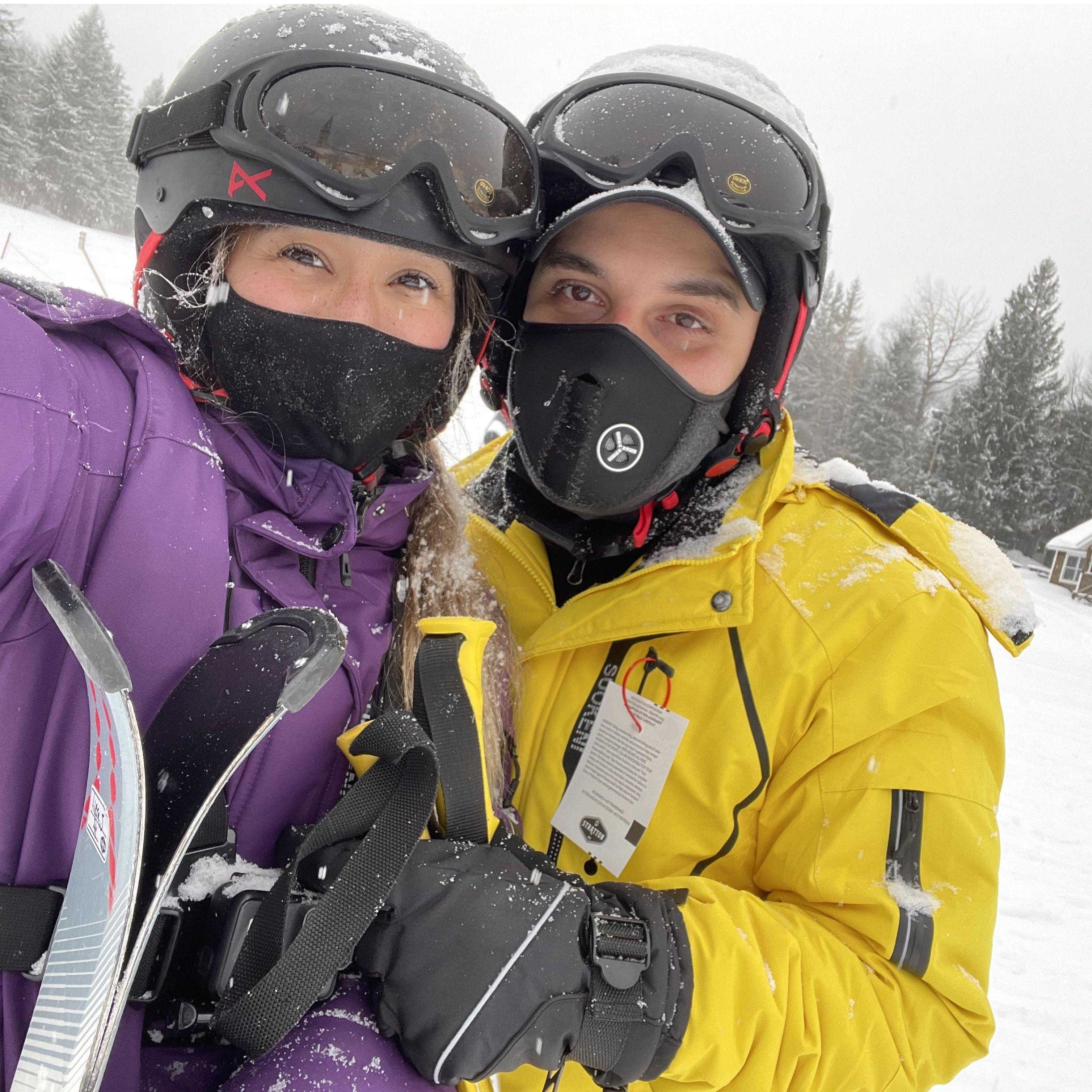 Jackie took this Puerto Rican Floridian skiing for the first time in Vermont