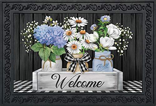 Briarwood Lane Crated Mason Jars Spring Doormat