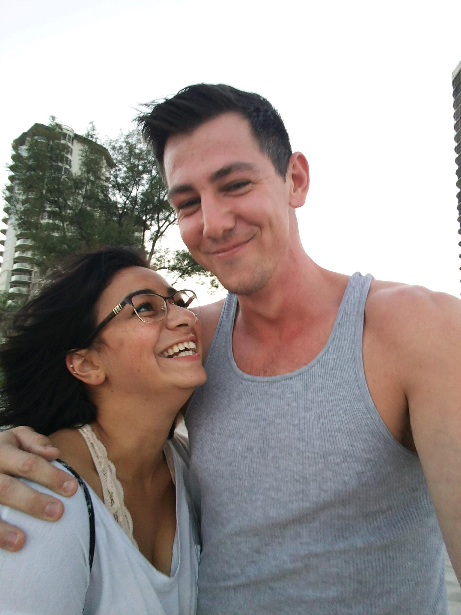 The first photo we ever took together.
July 15, 2018.