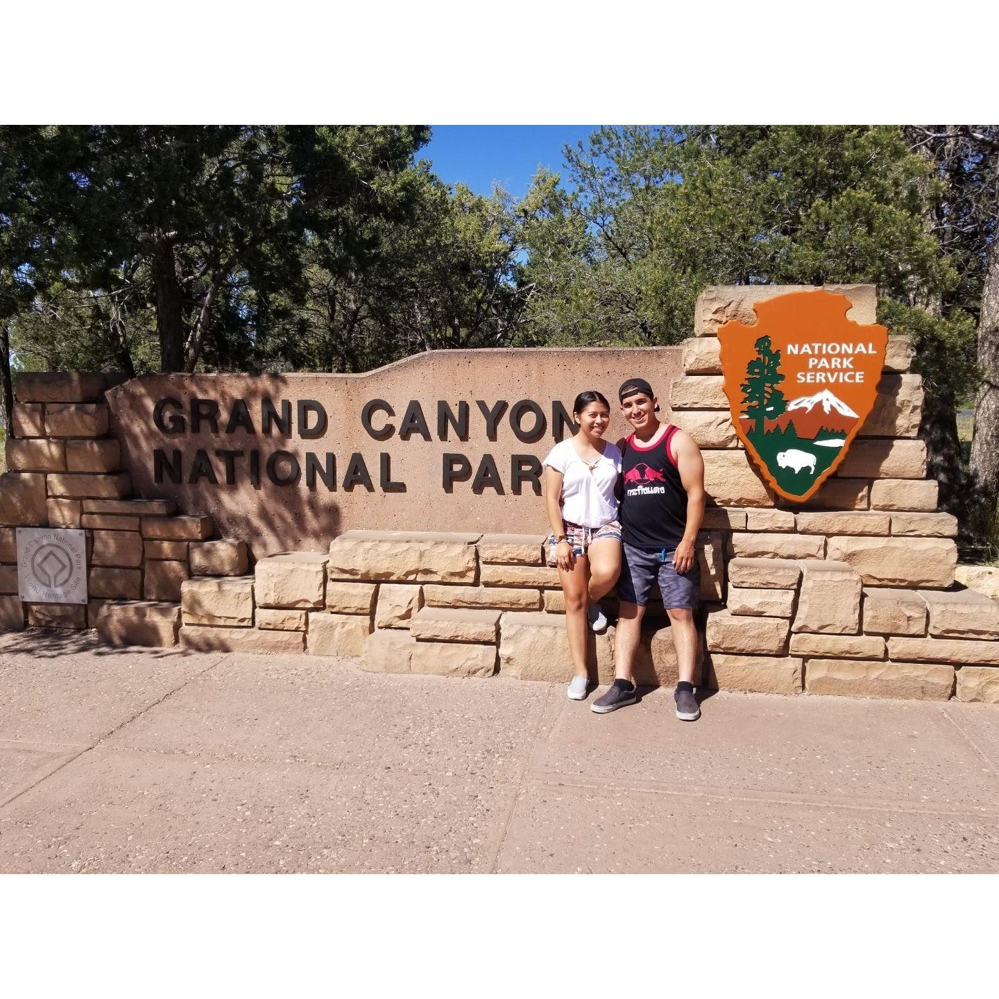 Angel and Michelle at the Grand Canyon