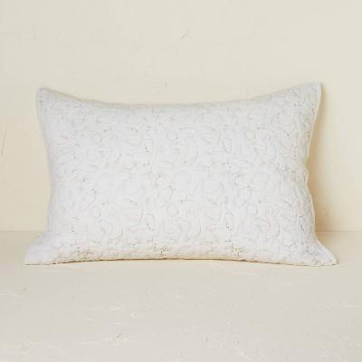 Dove Stitch Quilt Sham Off-White - Opalhouse™ designed with Jungalow™