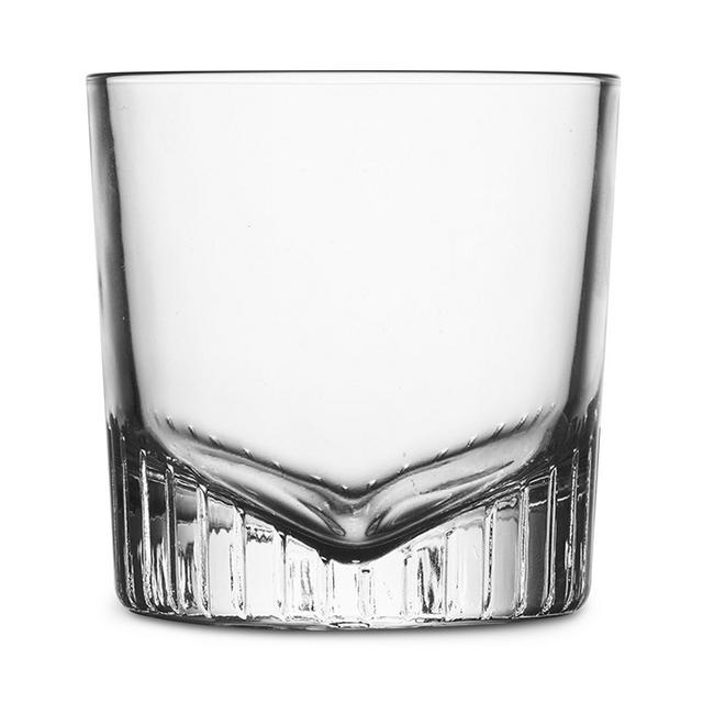 Nude Glass Caldera Whisky Single Old Fashioned Glass, Set of 4