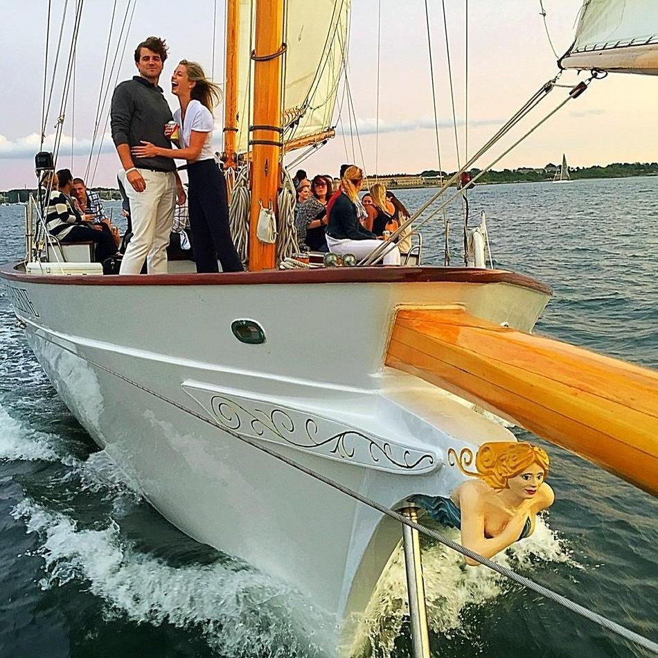 Newport, Rhode Island. Caroline and Matt’s first solo trip together!