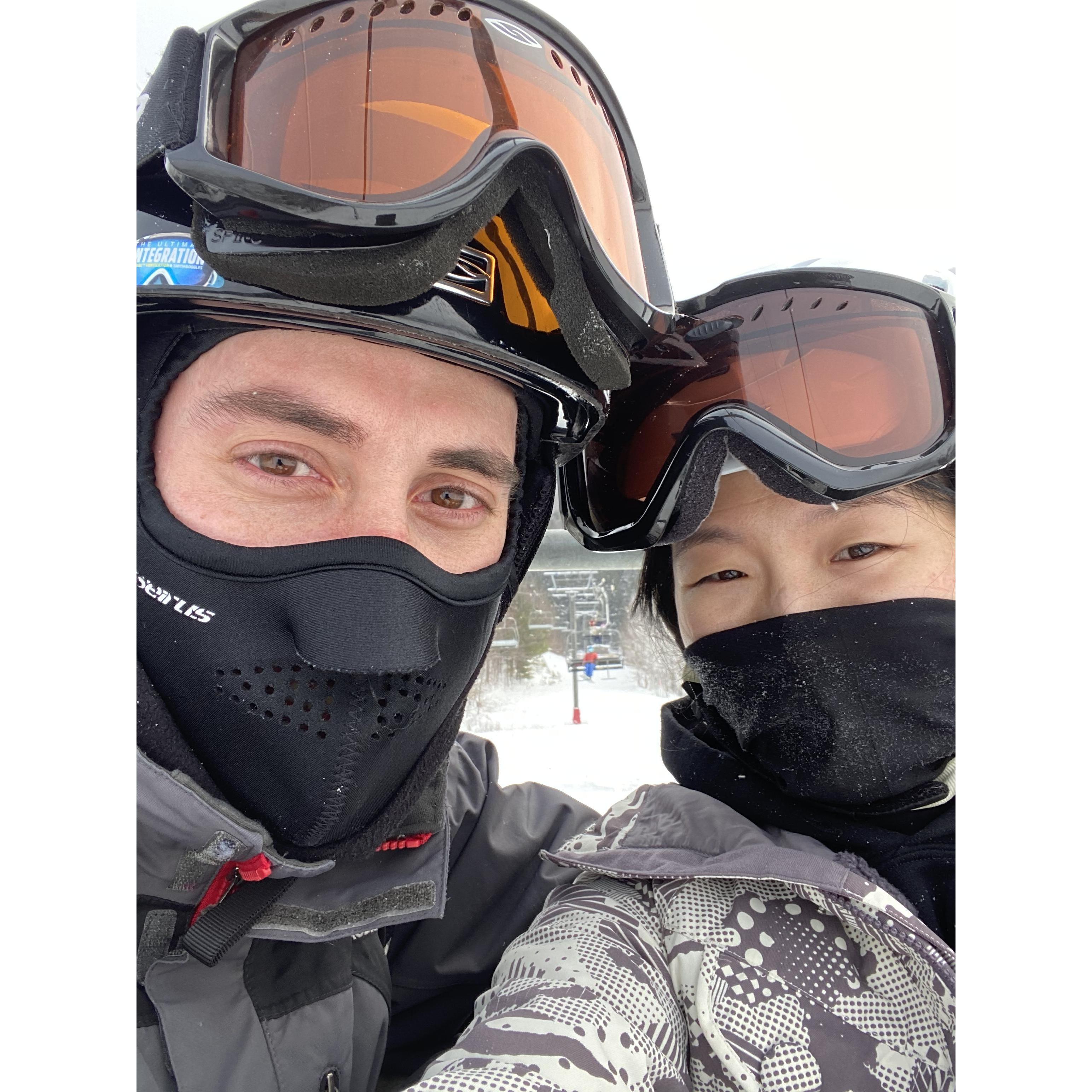 For the first time in a long time, Garred and Cathy's vacations aligned. We went snowboarding in Lake Placid