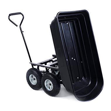 650LB Garten Dump Warenkorb-Dumper Wagon Carrier Schubkarre Air Reifen Heavy Duty New