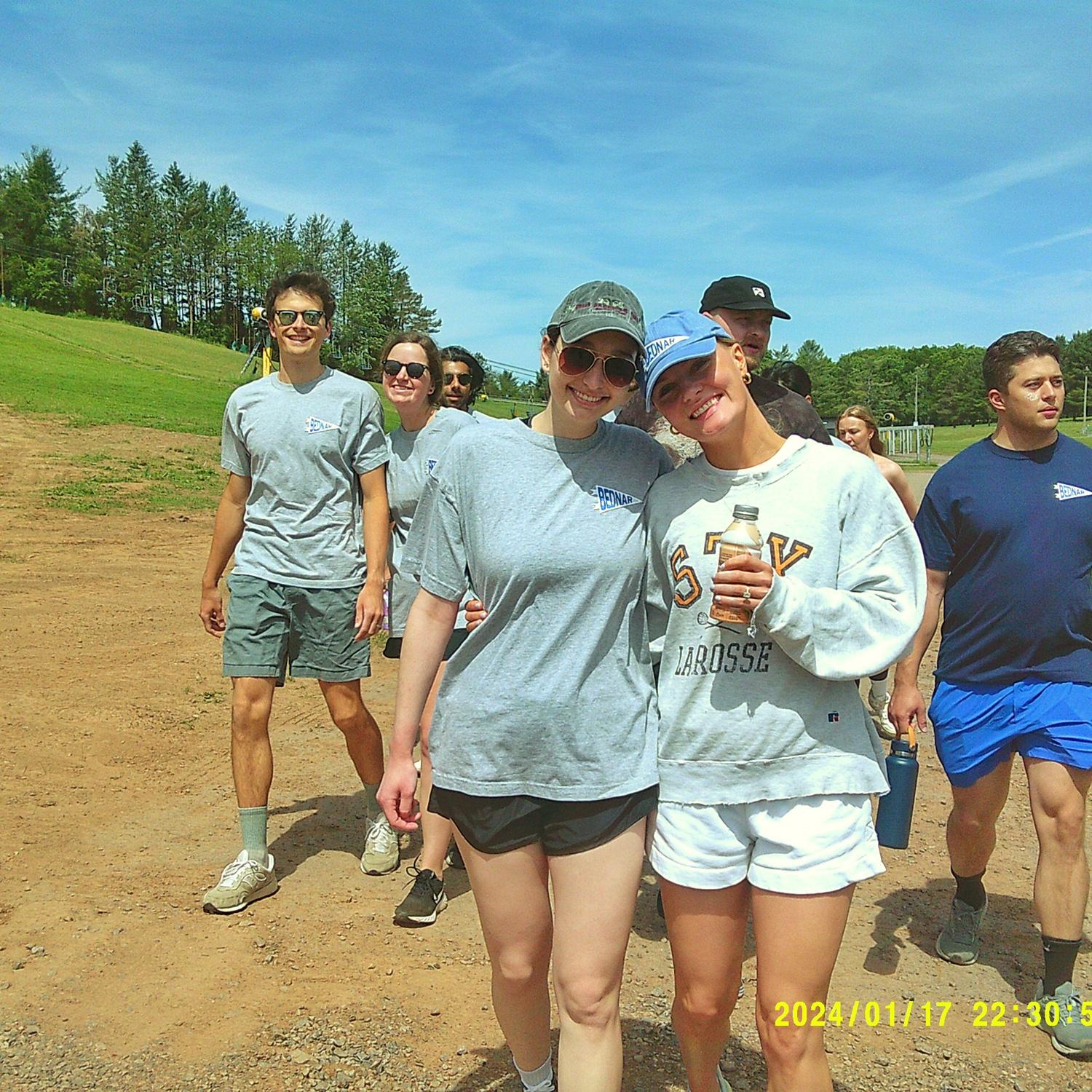 Camp Bednar 2024: Our joint bachelor/ette weekend in Deep Creek! (Lucy and childhood friend/bridesmaid Lenna)