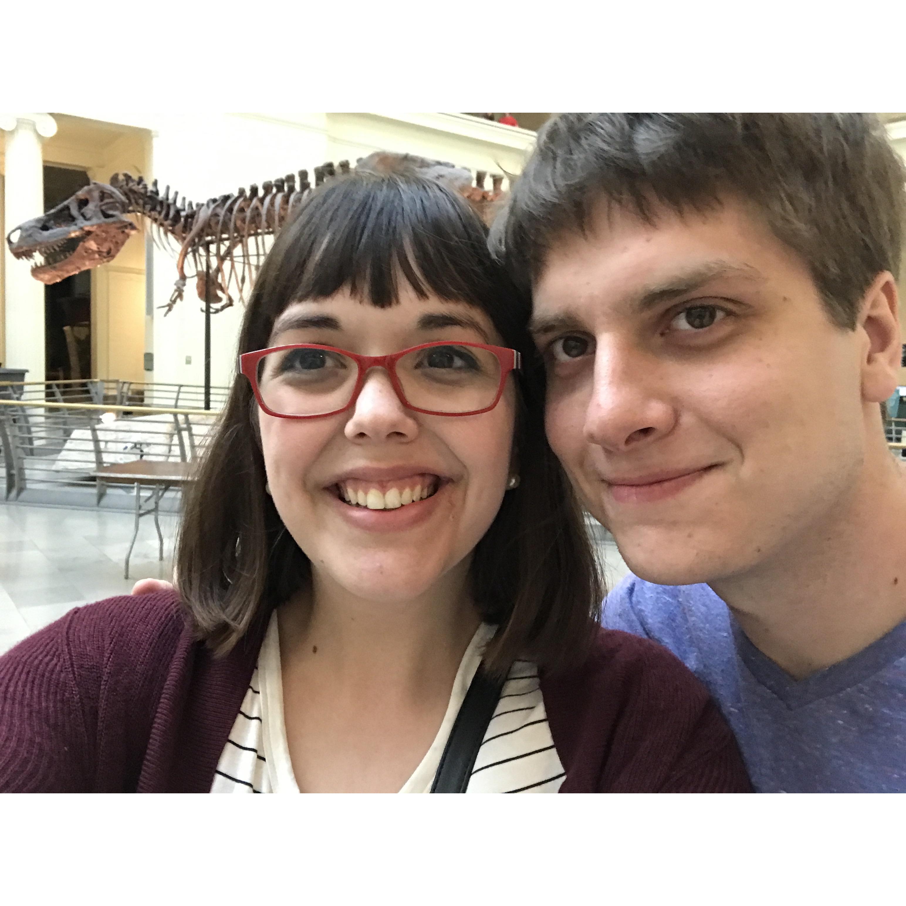 First weekend trip was to the Chicago Field Museum in August 2017! Kristen dragged Joel there because of the Jurassic World exhibit. It was disappointing. Thankfully the rest of the museum was great!