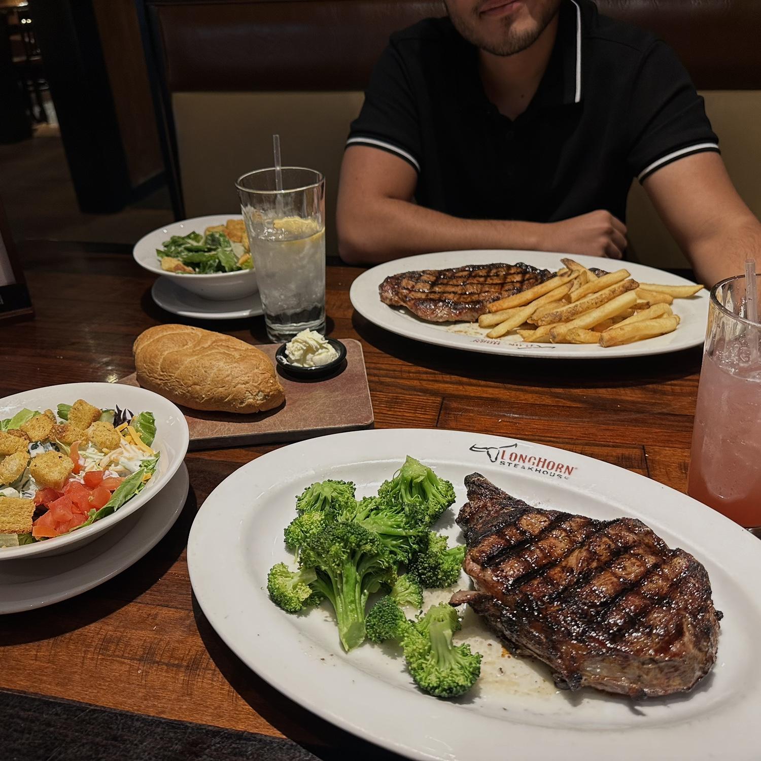 We don't count calories at Longhorn.
