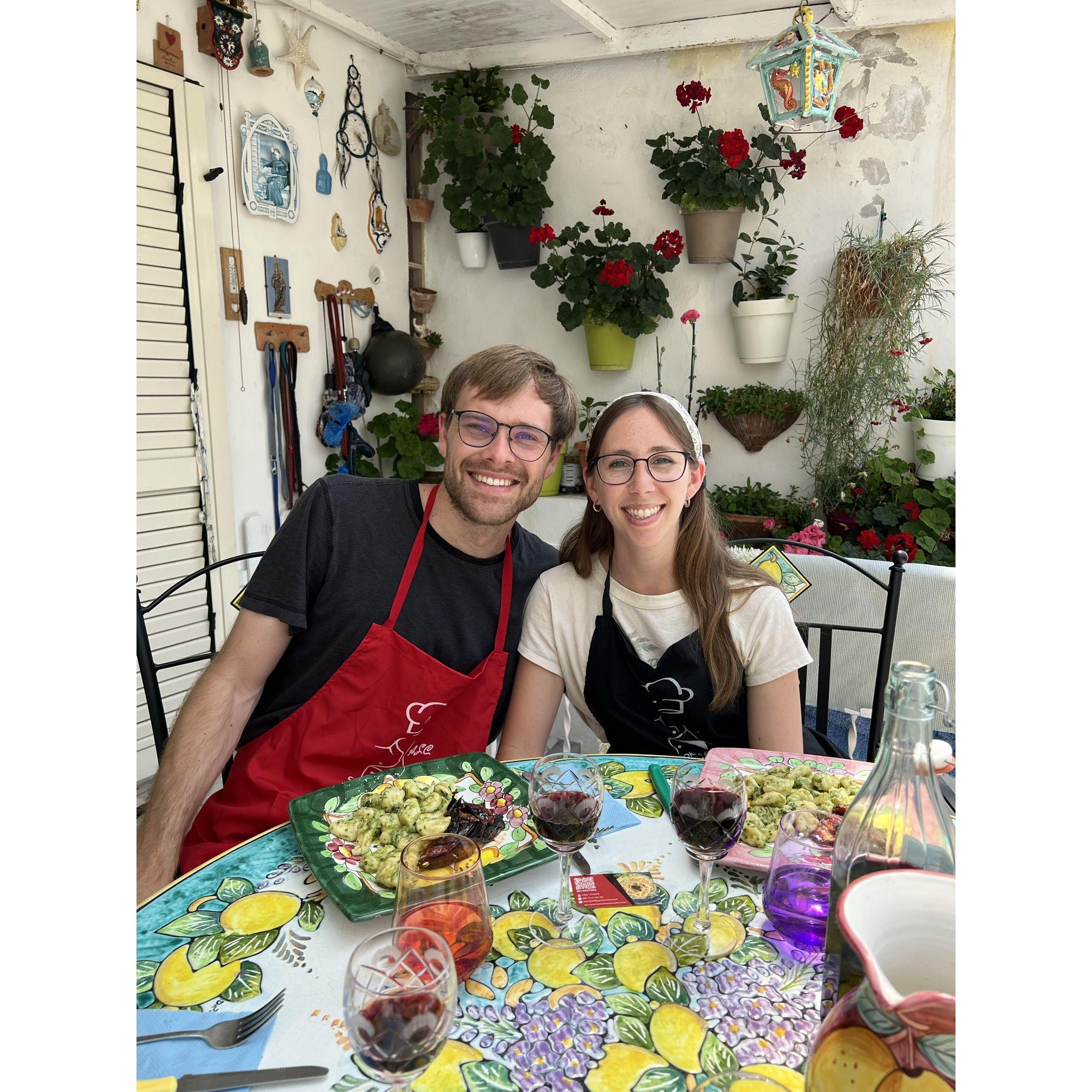 Italian cooking class in Positano!