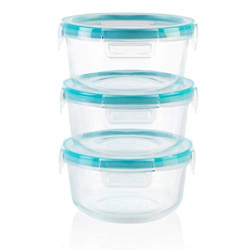Snapware 1136619 Glass food storage set, 6 pieces