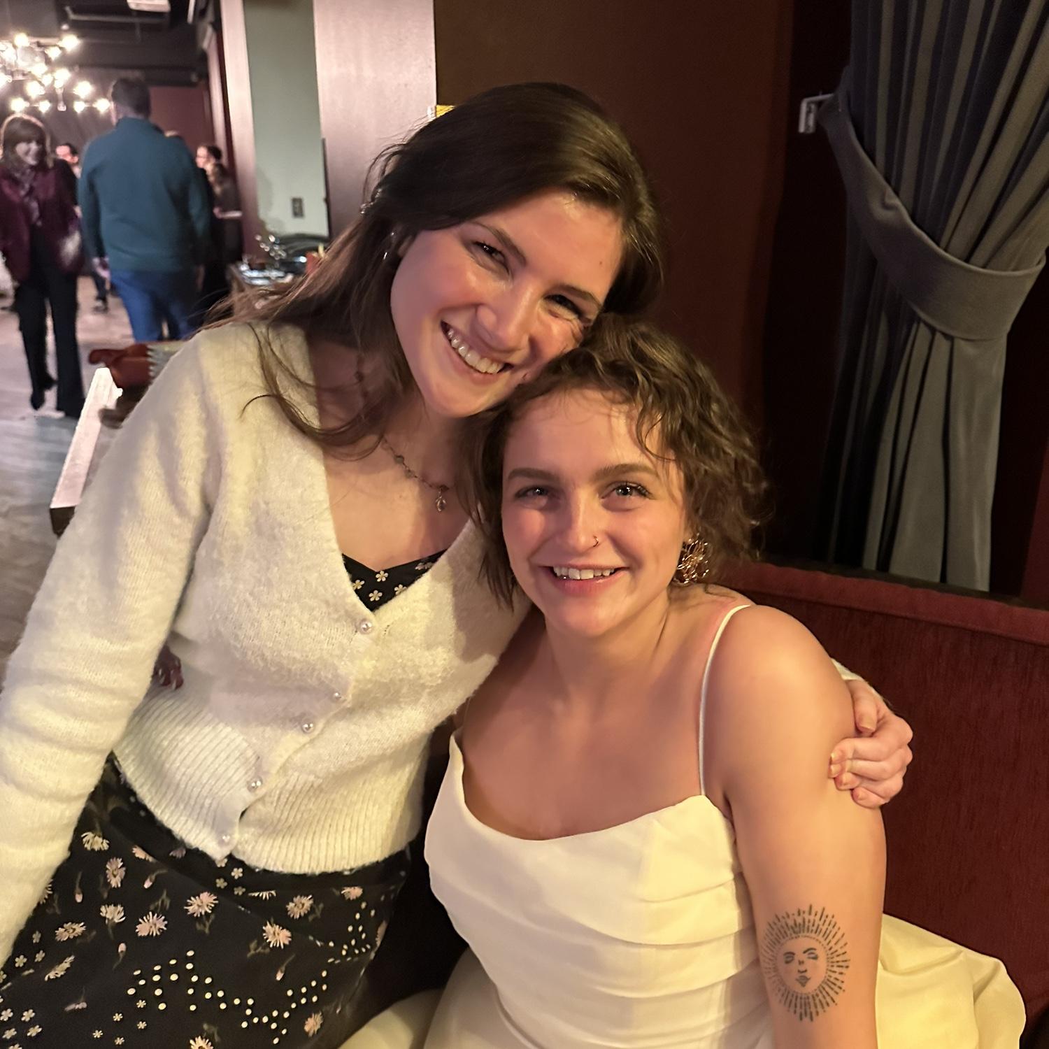 Megan & Allison at Gino&Allison’s wedding!
(this is how we met)