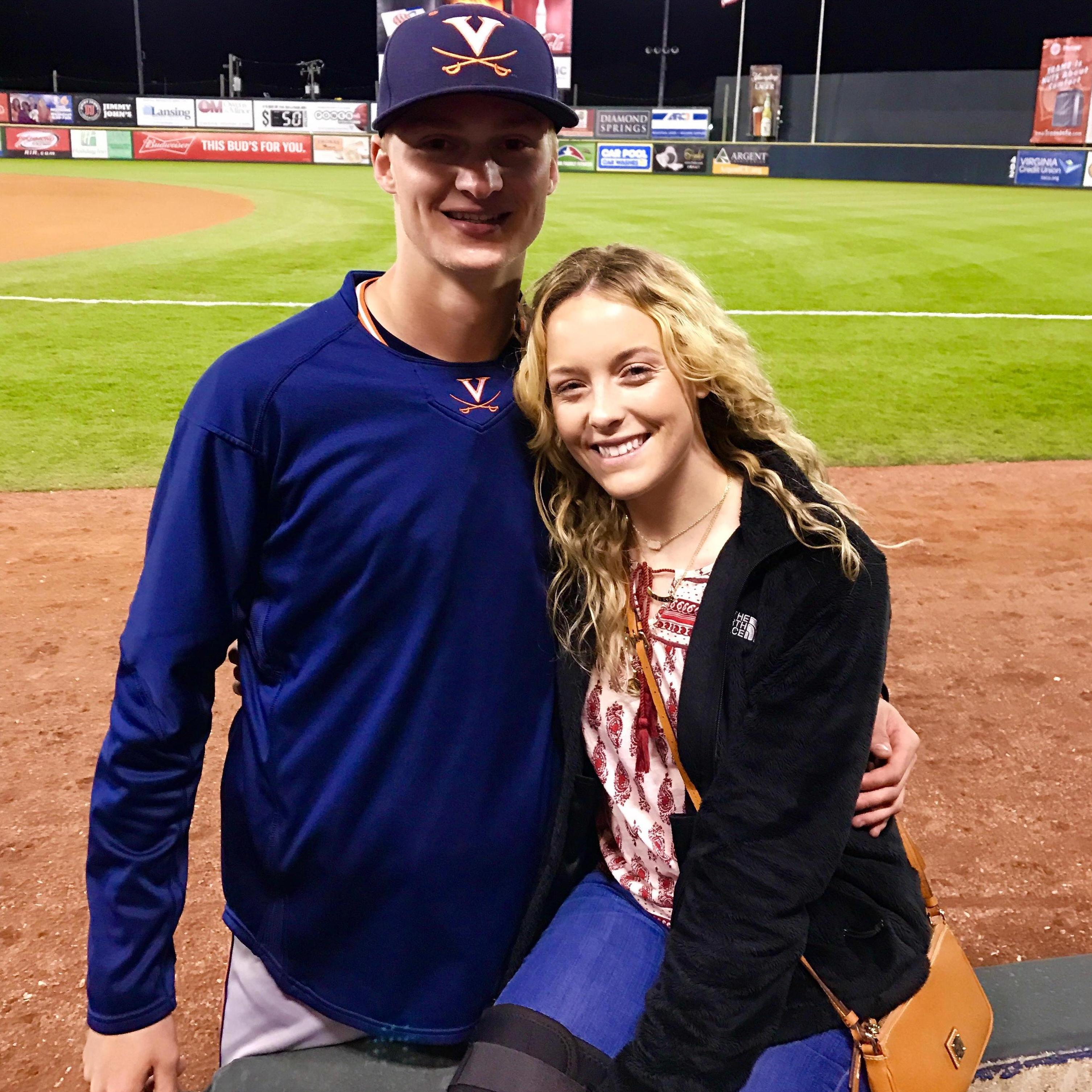 Noah and Virgnia Baseball at the Diamond!