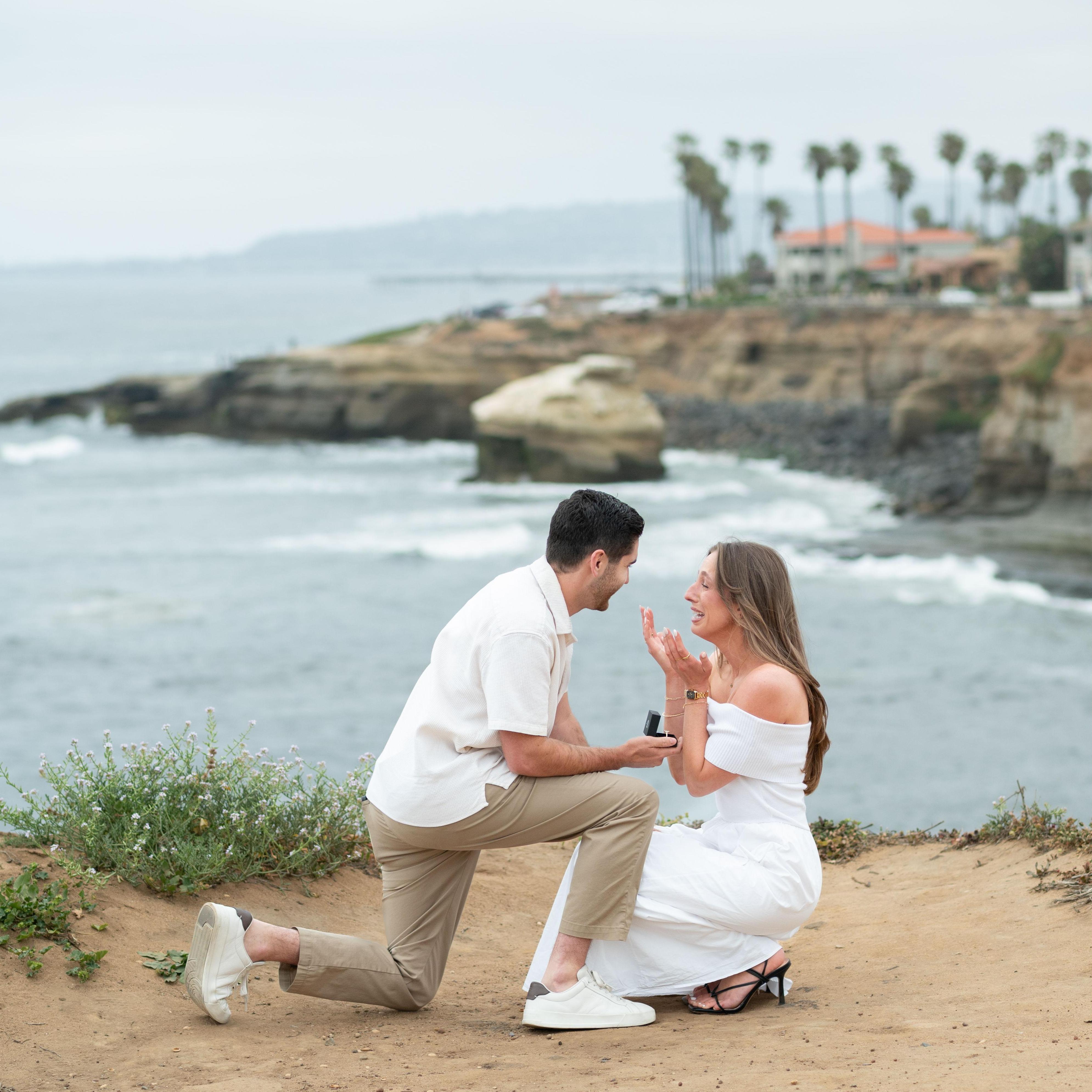 Nick popped the question!