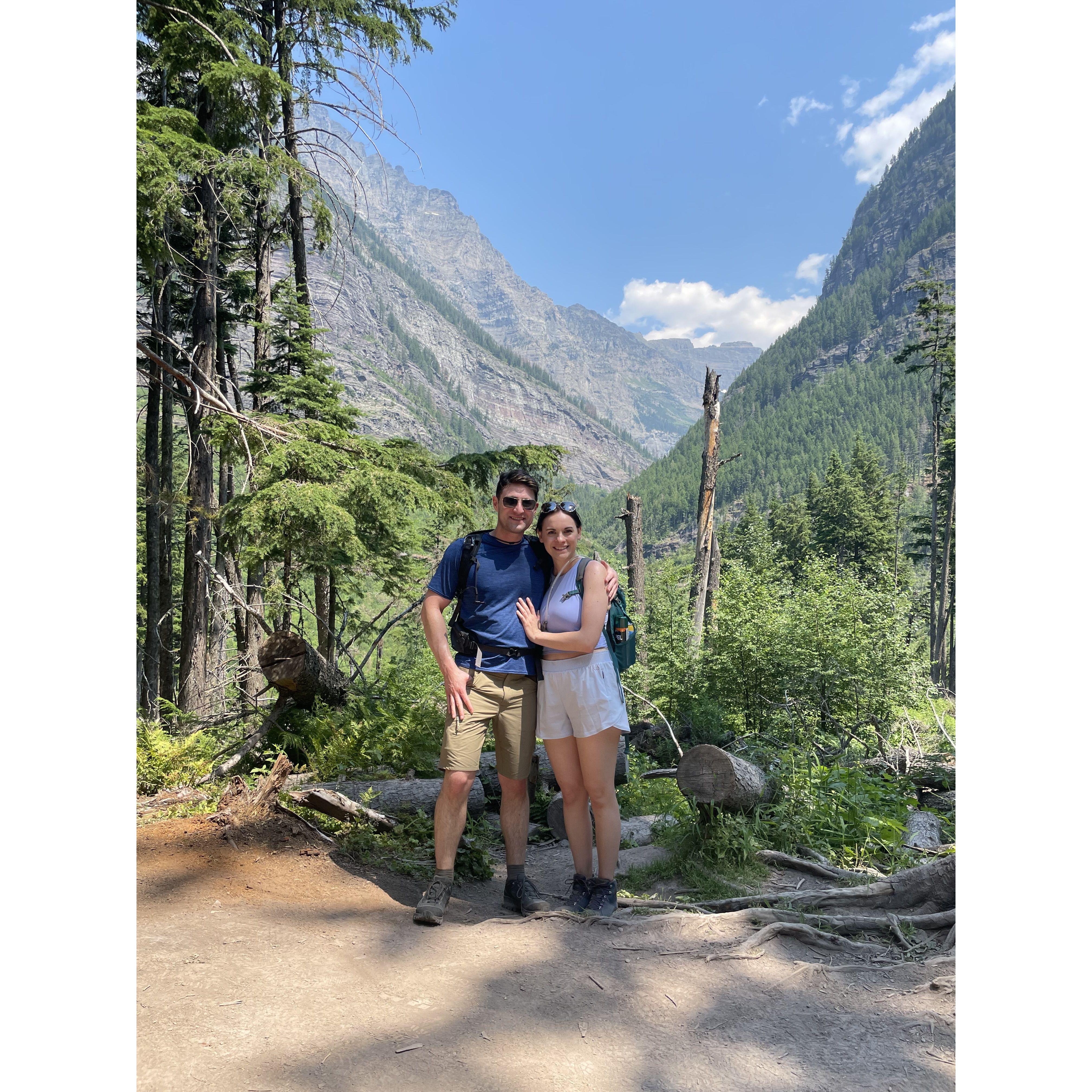 Hiking in Glacier National Park