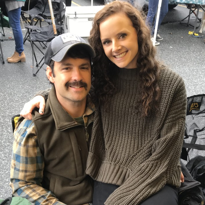 Tailgating in Boone and supporting Auburn Fire''s "Mustachetober" for breast cancer awareness.