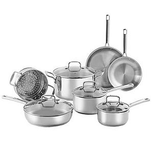 SALT™ 11-Piece Stainless Steel Cookware Set