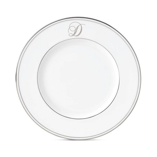 Lenox Federal Platinum Monogram Accent Plate, Script Letters