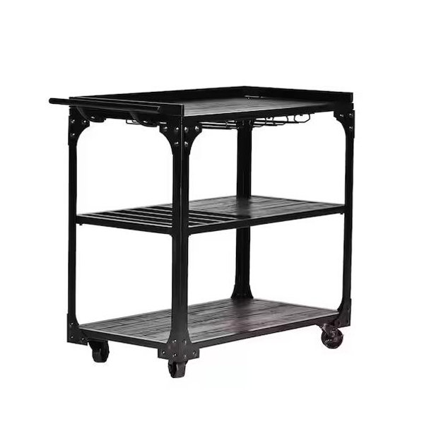 Steve Silver Sherlock Distressed Tobacco Server Cart SH200CART