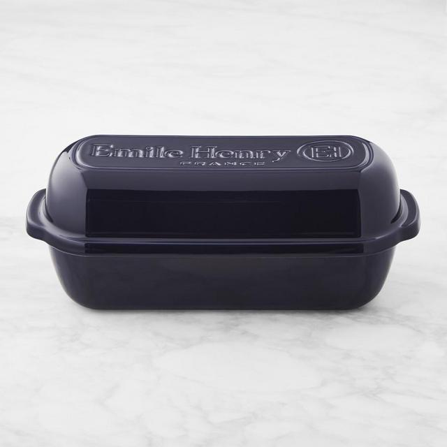 Emile Henry Italian Bread Loaf Baker, Navy