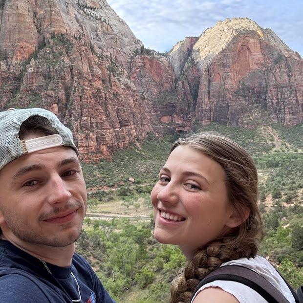Taken at Angels Landing with the Stotts