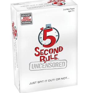 17 years and up - PlayMonster 5 Second Rule Uncensored