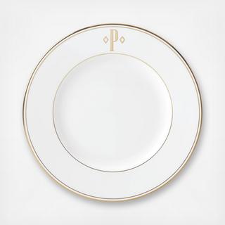 Federal Gold Block Dinner Plate