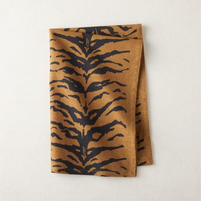 Washed Tiger Tea Towel