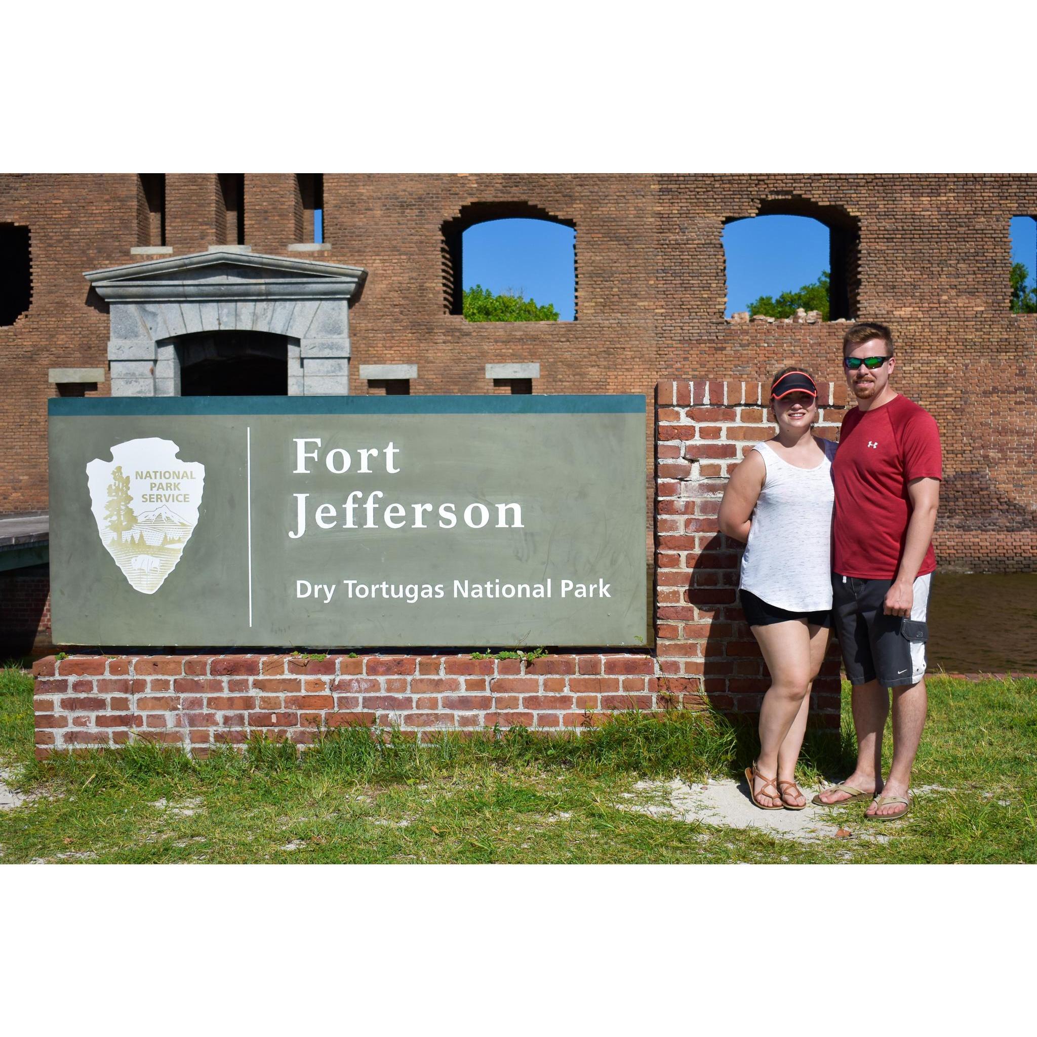 Our trip to the Dry Tortugas with our dear friends in October 2018