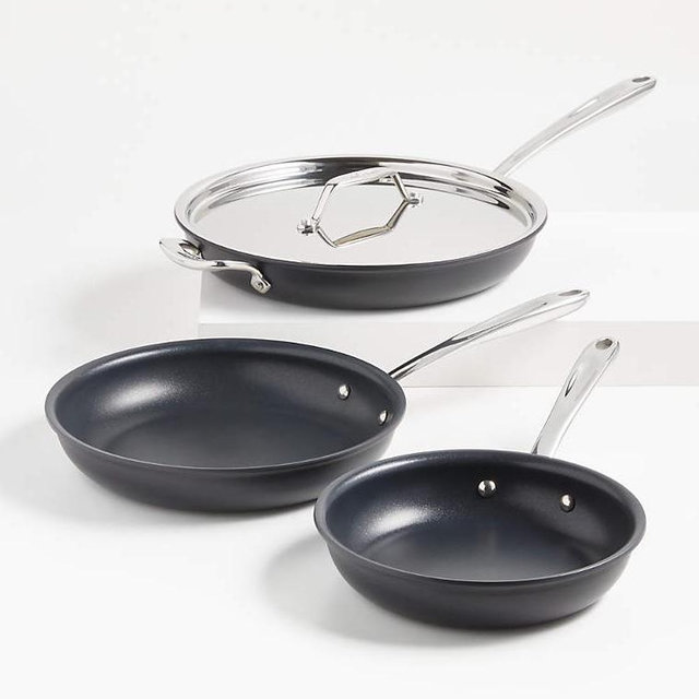 All-Clad ® HA1 Curated Non-Stick 8", 10" and 12" Fry Pans Set