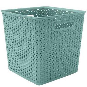 Y-Weave 11" Cube - Turq - Room Essentials™