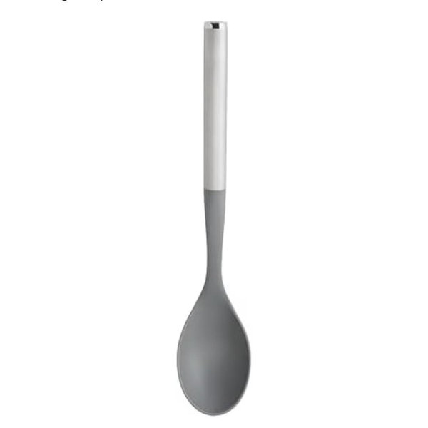 KitchenAid Basting Spoon with Stainless Steel Handle, Nonstick Safe, Ideal for Basting, Stirring, and Serving, Durable and Dishwasher Safe