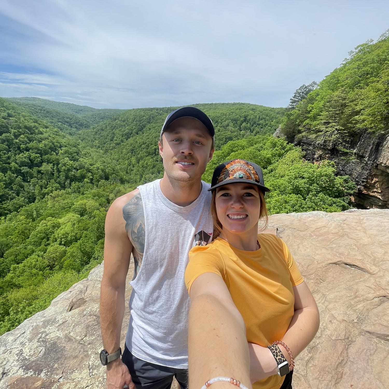 First time Sophia visited Arkansas!