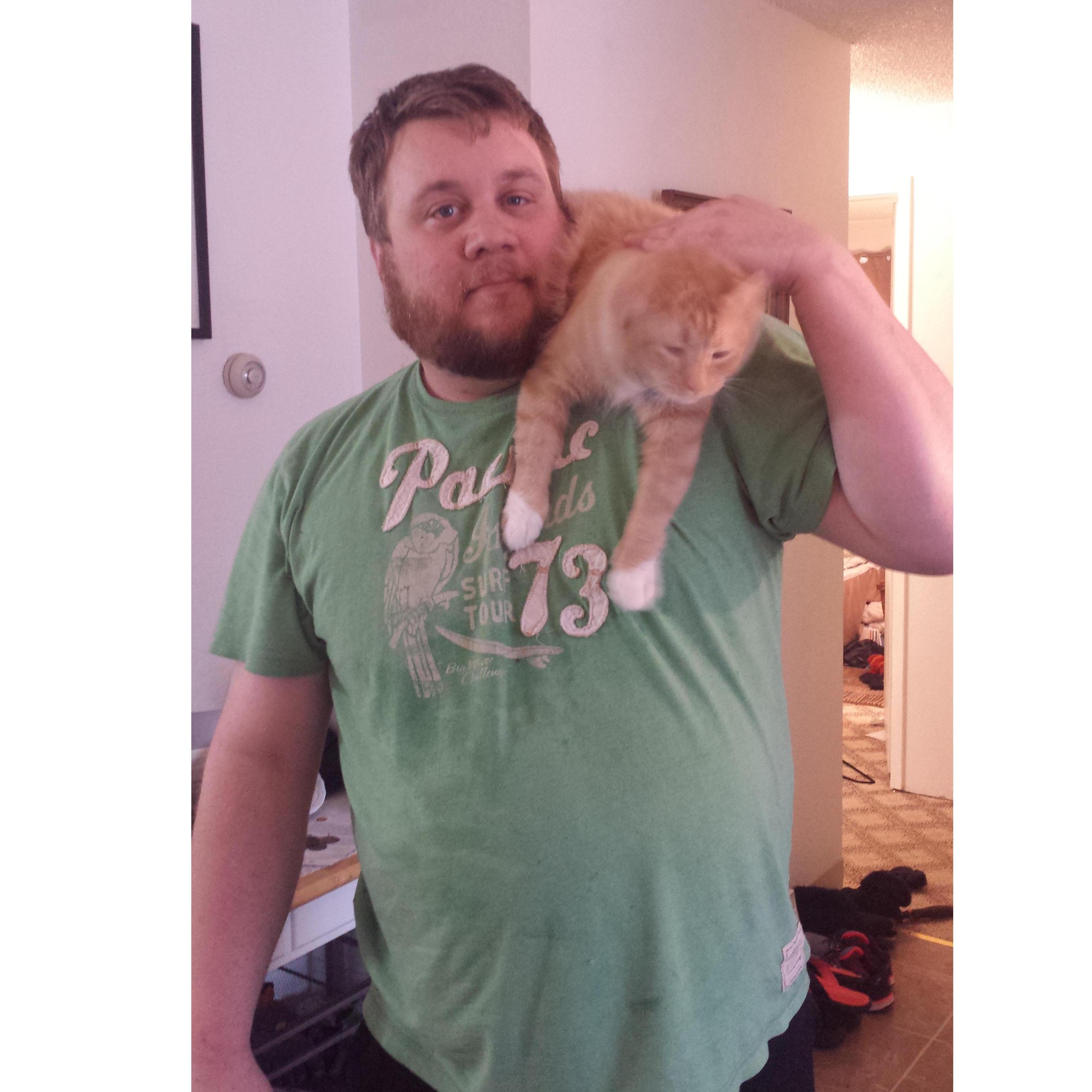 David and his little Dorito!