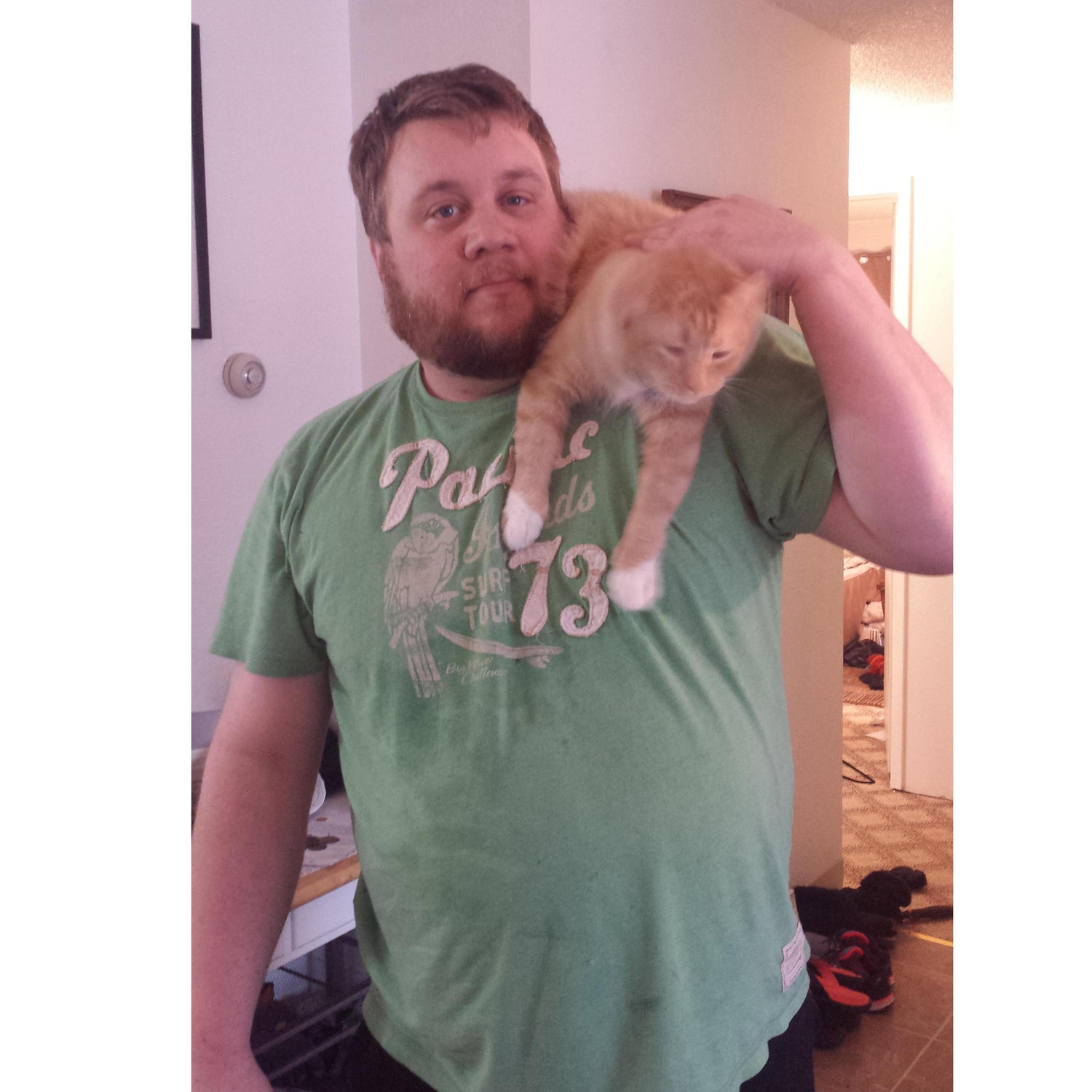 David and his little Dorito!